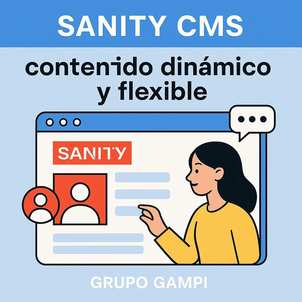 Sanity CMS en Grupo Gampi: contenido dinámico y flexible para proyectos modernos