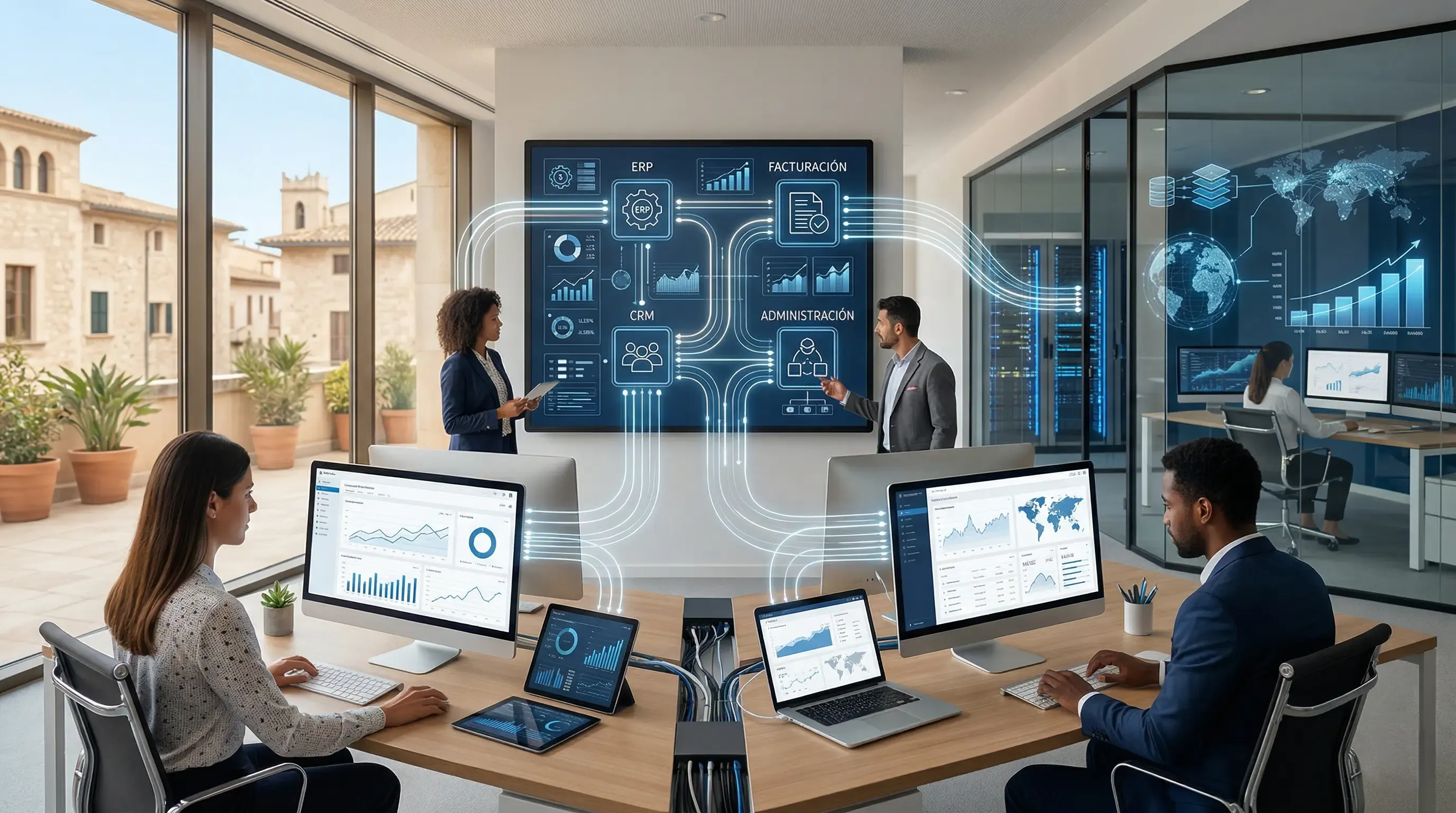 Esquema de integraciones para factura electrónica y ERP